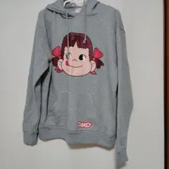 Peko キャラクター パーカー グレー