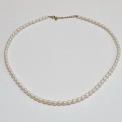 1805 ミキモトペルリータパールネックレスK18YGイエローゴールド40cm