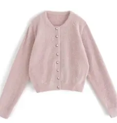 ラメニット カーディガン