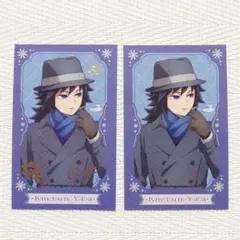 ufotable 鬼滅の刃 チェキ風ブロマイド 冨岡義勇 AGF 箔押し レア