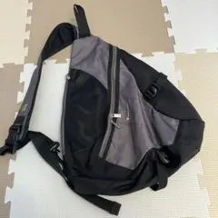 90s 00s CHAMPION ボディバッグ ワンショルダー テック系 グレー