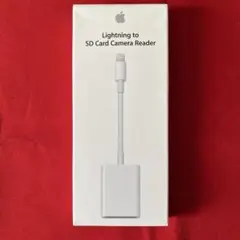 アップル純正Lightning to SD Card Camera Reader
