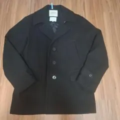 THE SHOP TK ワールド WOOLICK ブラック ピーコート L