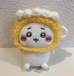 ぬい服 ハンドメイド かぎ針編み ビール編み物風帽子ちいかわお酒