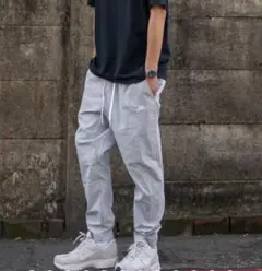 XL 新品 ナイキ ウーブンパンツ テーパード メンズ グレー NIKE