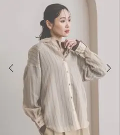 グローバルワーク GLOBAL WORK シルキータッチシアーシャツ Sサイズ