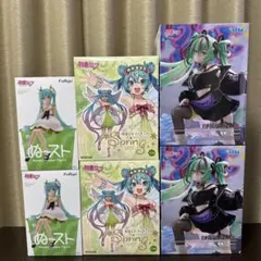 初音ミク　新作プライズフィギュア・まとめ売り