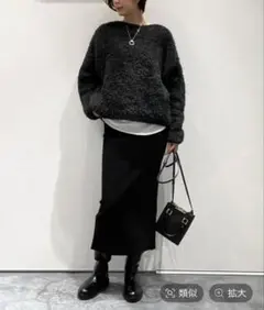 Chaos_シルクコンミラノリブタイトスカート