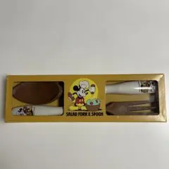 ミッキーマウス サラダフォーク＆スプーンセット