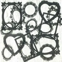 【只今品切】(ヴィンテージレースフレーム)アルバム素材