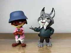 ズートピア2 ならぶんです。ニックとパウバートのセット