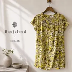 86美品 boujeloud イエロー　フラワー　チュニックのサムネイル