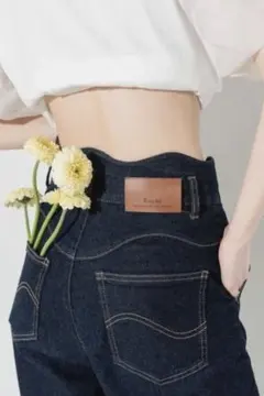 eaphi WAVE DESIGN HIGH WAIST DENIM