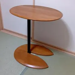 エコーネス　サイドテーブル　エリプステーブル　楕円　高さ調節機能付き　北欧