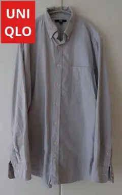 UNIQLO オックスフォードシャツ 長袖 Lサイズ