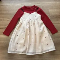 極美品　プティマイン　ワンピース　ハート