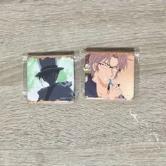 名探偵コナン メモリアル缶バッジ ガチャ 沖矢昴 怪盗キッド コナンランド