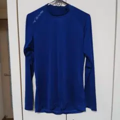 Mizuno 青 長袖 アンダーシャツ S