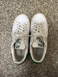 adidas Stan Smith ホワイト/グリーン　レディース　23.5