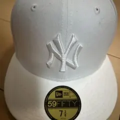 NEW ERA 59FIFTY ホワイトキャップ 7 3/8