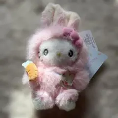 ハローキティ ウサギのぬいぐるみ