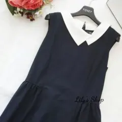お値下げ！新品同様☆Rene/ルネ♡2way 白襟ワンピース 34 - メルカリ