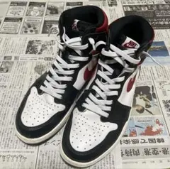 Nike Air Jordan 1 High ブラック ジムレッド 27cm