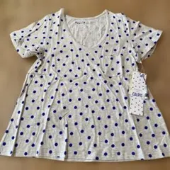 ロペピクニック 水玉模様 Tシャツ✖️カルピス　カルピスのミニチュア雑貨付きのサムネイル