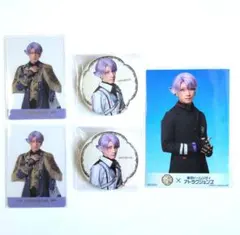 刀ミュ 夜半の寝ざめ クリアカード 玖寿 缶バッジ ブロマイド 五月雨江