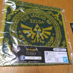 新品未使用 ゼルダの伝説 綿100% ハンドタオル ハイラルライフ25cm