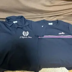 ellesse ネイビーポロシャツ Tシャツ2枚セット