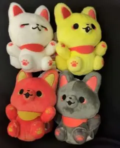 かみさまキツネとサラリーマン マスコット 全4種セット