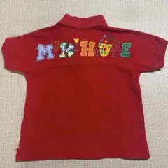 美品　ミキハウス　ポロシャツ　100サイズ オールドミキハウス　赤