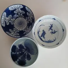 印判 染付け 手塩皿 豆皿 明治 大正 骨董 - メルカリ