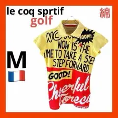 le coq sprtif ルコック　レディースゴルフポロシャツ　M イエロー