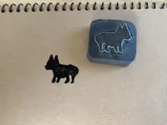 【均一】消しゴムはんこ　フレンチブルドッグ