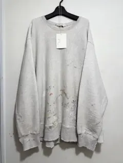 ANCELLM HAND PAINTING SWEAT SHIRT - メルカリ