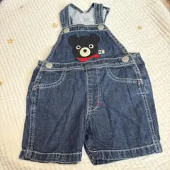 DOUBLE.B デニムオーバーオール 70-80