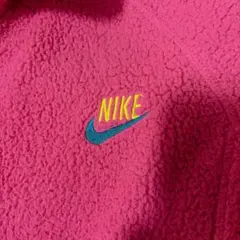 【注目】NIKEナイキ ボアフリース ジャケット ピンク L