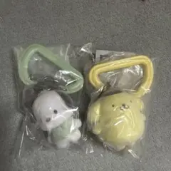サンリオキャラクターズ　カラフルカラビナマスコットチャーム　ポチャッコ　プリン