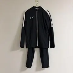 00s NIKE ビッグスウォッシュ セットアップジャージ y2k 黒