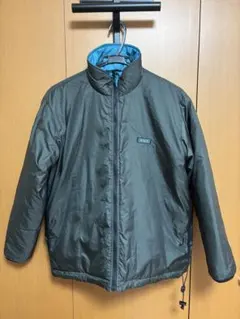 AIGLE ナイロンジャケット グレー フルジップ（リバーシブル）