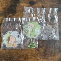 ちいかわ シャカシャカキーホルダー くりまんじゅう・ラッコ