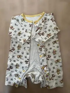 プーさん ユニコーン うさぎ ロンパース 3点セット