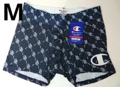 [新品]チャンピオン ボクサーブリーフ パンツ インナー 前閉じ 紺 総柄 Mのサムネイル