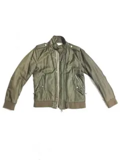 オリーブグリーンミリタリージャケットnano・universe（ナノユニバース）