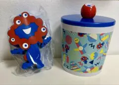 EXPO 2025 関西万博　ミャクミャク　クッキーポット青とシリコンポーチ