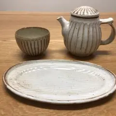 作家　山崎さおりさん　茶器セット 茶道具　湯呑み 作家 山崎さおりさん 茶器セット 茶道具 湯呑み - メルカリ