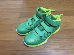 Peak 安全靴　緑色 スポーティ スニーカー ベルクロ　26.5cm