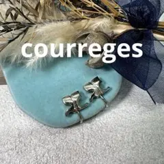 11.649【イヤリング】クレージュ　ロゴ　アクセサリー　ヴィンテージ